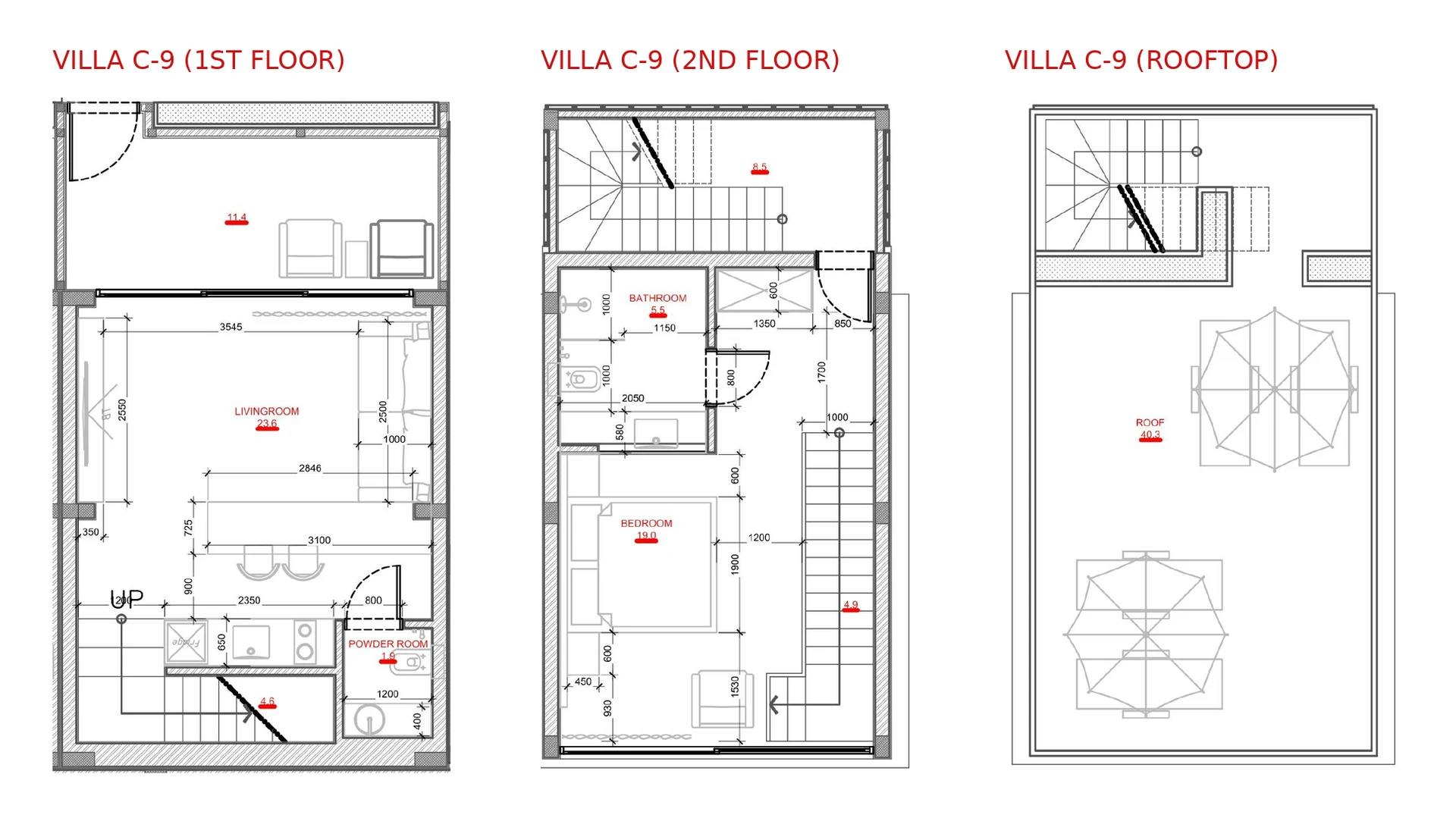 Κάτοψη Villa C-9