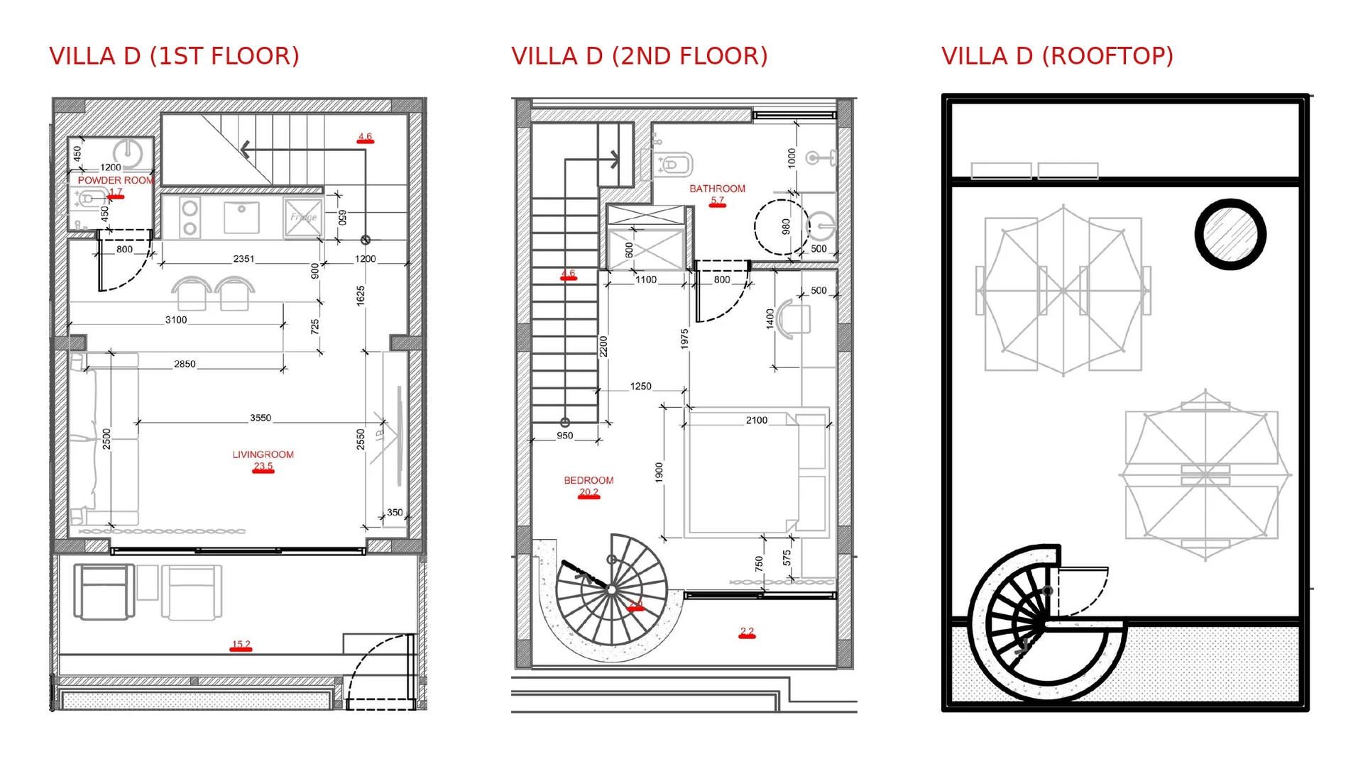 Κάτοψη Villa D